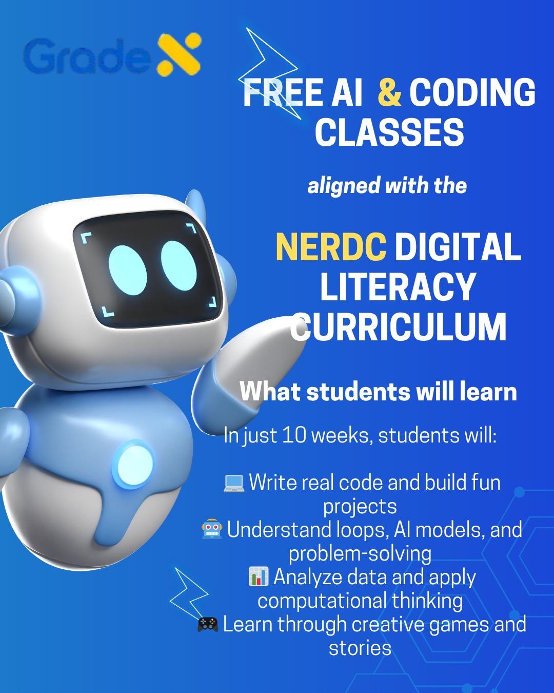 10 Week AI & Coding Curriculum - NERDC Digital Literacy